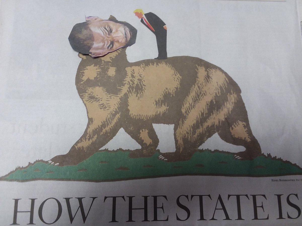 RvrMkr's tweet photo. @hitRECordJoe Newspaper Clip and Snip Art at the after school program. This is not my work, but that of one of our students. I admire the spin on the open concept.
#CreateInspire #teaching #art #Lebron #Potus #California #LATimes #ReCreate #FaceOff
#comedy #k12 #rivermaker #LA #WCUSD https://t.co/E4PcTEXDLj