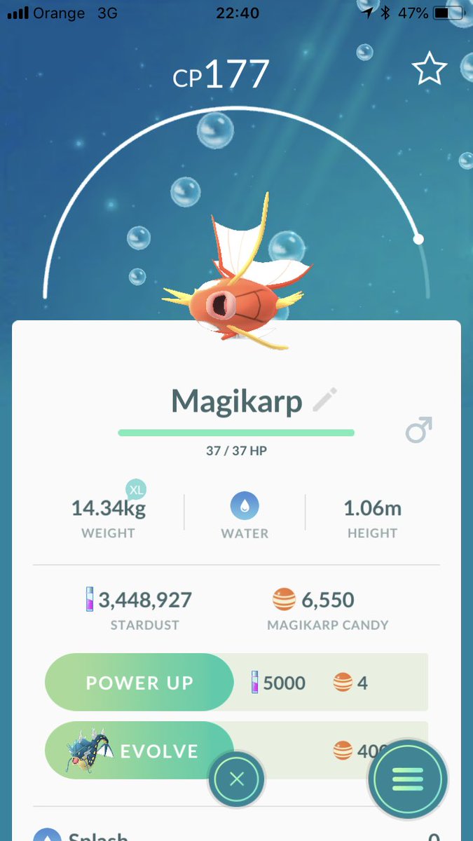 Rowanjo18's tweet photo. Not a bad gotcha catch for today, right up there with CP too. Might make second squad for Regi-Rock #WaterSquad #Regirock https://t.co/rTjKSQruUe