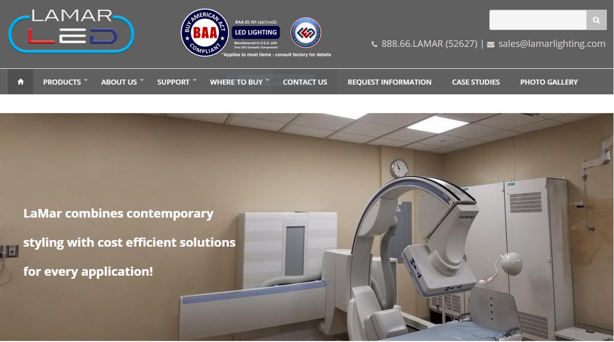 USA_Lighting's tweet photo. Great Work @lamarlighting ! Your Web homepage looks terrific with the Buy American Act (BAA) Compliant LED Lighting Seal along with the American LED Alliance Leadership Council Seal.

#led #ledlights #ledlighting #madeinamerica #madeinusa  #buyamericanact #baa #baacompliant https://t.co/i2xvVwekmd