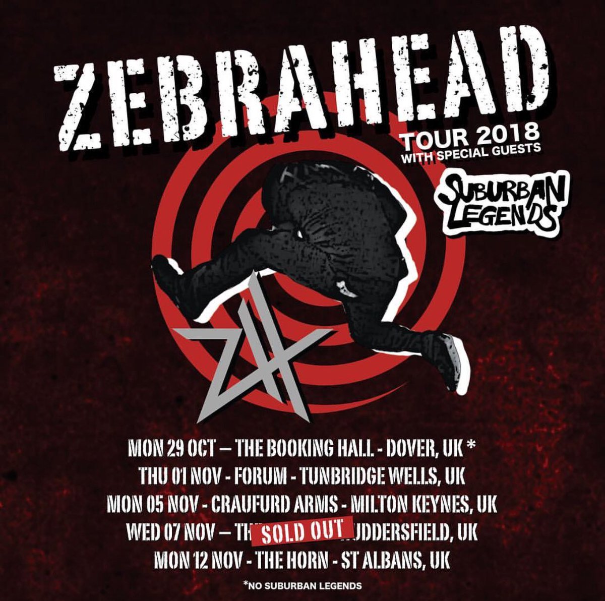 petewilson64's tweet photo. Tickets sorted for @zebrahead  and @suburbanlegends in St Albans @hornvenue It’s Gonna Be a GREAT NIGHT !! 🤘 https://t.co/uefj65f88y