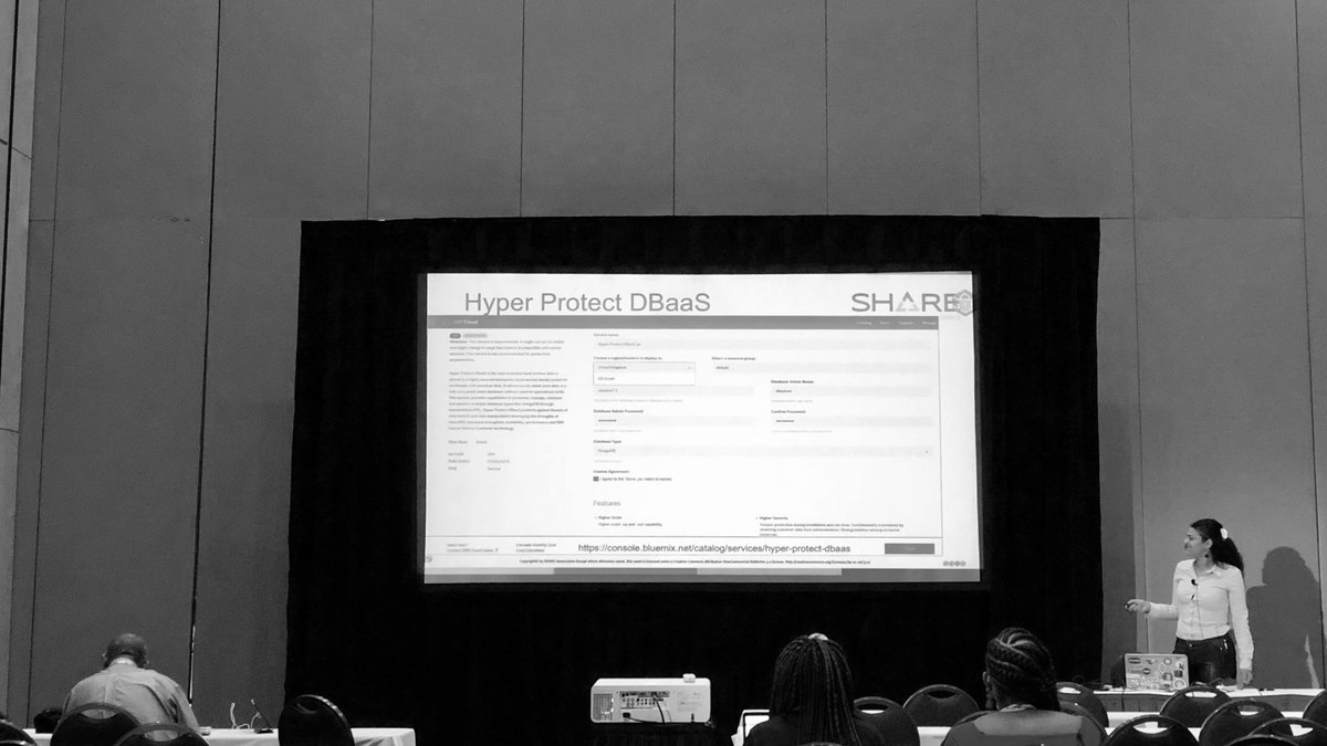 chrispoole's tweet photo. Enjoyed learning about IBM Cloud Hyper Protect DBaaS today at #SHAREstl.
MongoDB or Postgres, always encrypted, on a machine with no shell access. IBM Cloud and IBM Z, sitting in a tree.
Try it out for free!
https://t.co/GaQyvekiRz
#IBMCloud #IBMz https://t.co/NyXrYdVBrd