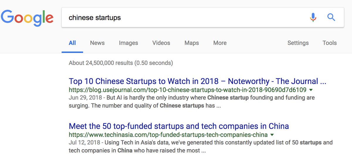 Amitch5903's tweet photo. Nerding out that my @Medium #ChineseStartups post is ranking #1 on @Google! https://t.co/un3lNGpH8n
#incognito #seo #google #SERPs #chinese #china #tech #startup #medium https://t.co/4WVSspXaSL