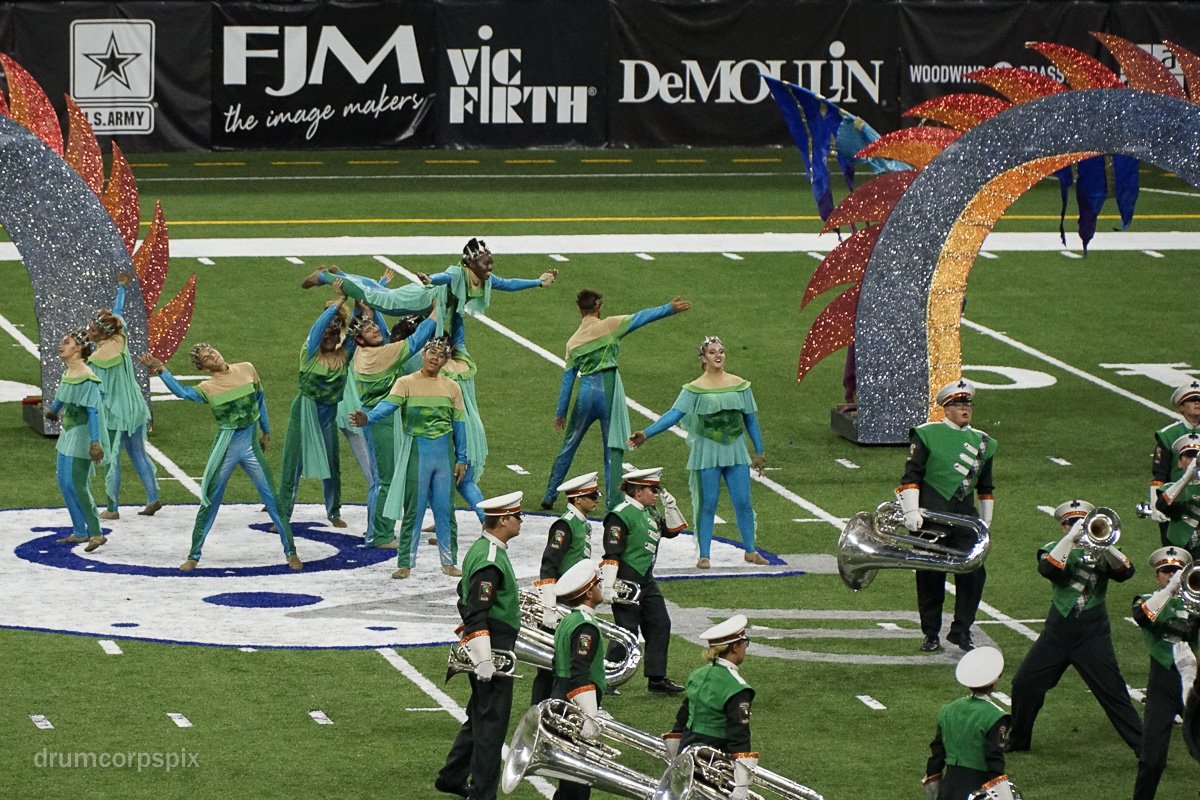 DrumCorpsPix's tweet photo. Pioneer // DCI Prelims #dci2018 #CelticDragons https://t.co/lmhrhEEtHz