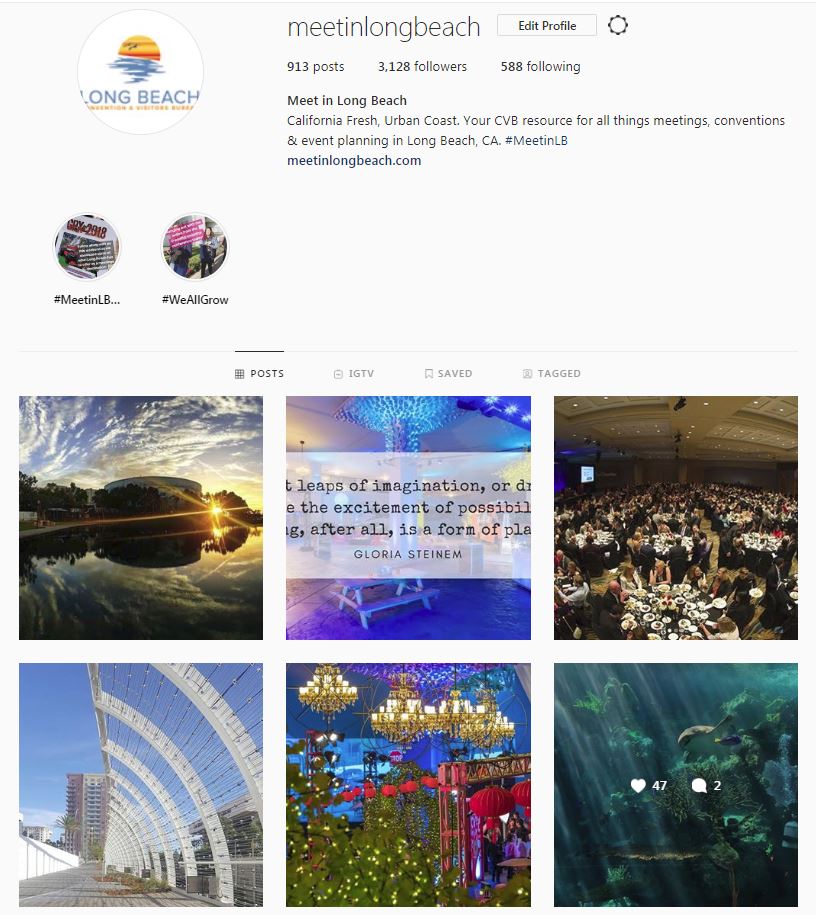 Follow <a href="/MeetinLongBeach/">Meet in Long Beach</a> on Instagram and use #MeetinLB to show us your meeting or convention in #LongBeach! bit.ly/2p5HA2v