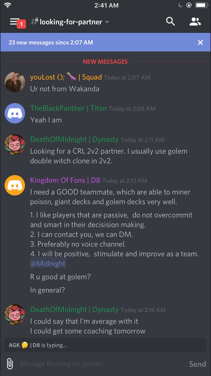 TheLegendClans's tweet image. Need help finding the right partner for the CRL 2v2 challenge? Come use our new channel with over 2000 other players. Join: legendclans.com/discord ⁦@ClashRoyaleRT⁩ #2v2 #lookingforpartner