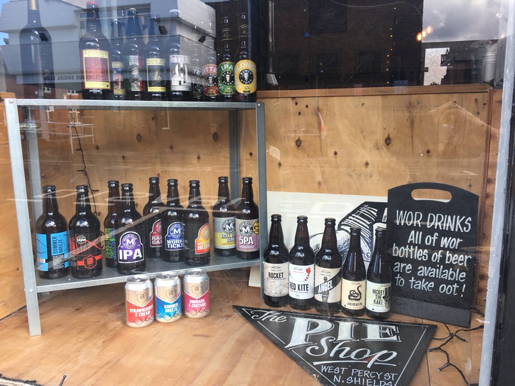 The_pieshop's tweet photo. Loads of new Beers in this week we welcome @wylambrewery @BrinkburnStBrew @TyneBankBrewery @blackstormbrew @durhambrewery to sit alongside Wor other locals @MORDUEBREWERY @AllendaleAle @firebrickbrew #thepieandbottleshop #pieyed #bottleshop https://t.co/GGphp0PdoB