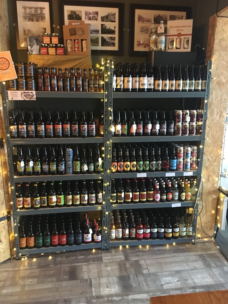 The_pieshop's tweet photo. Loads of new Beers in this week we welcome @wylambrewery @BrinkburnStBrew @TyneBankBrewery @blackstormbrew @durhambrewery to sit alongside Wor other locals @MORDUEBREWERY @AllendaleAle @firebrickbrew #thepieandbottleshop #pieyed #bottleshop https://t.co/GGphp0PdoB
