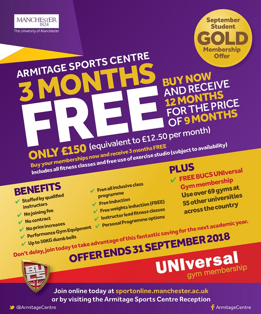 armitagecentre's tweet photo. @UoMBasketball @UoMFootFuts @uomumbc @UMC_Cheer @Official_UMMFC @UMWRFC @UMWFC @ManUniCricket @UMWHC @UoMLacrosse https://t.co/TMFhtd4zBP
