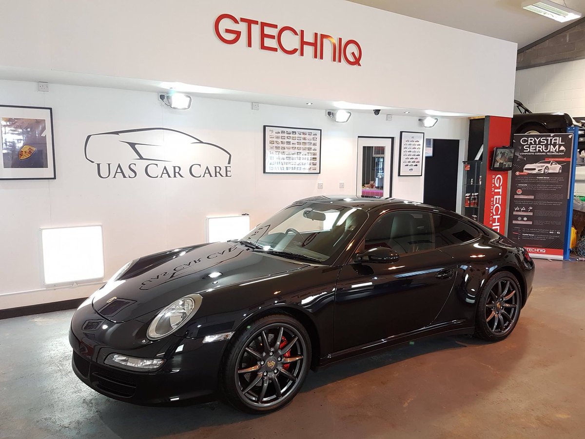 GingeWindle's tweet photo. Wow - collected my car today and have to say how impressed I am with the care and attention to detail that Dan Stickland has given to my car over the last week at @UASCarCare 

Dan you have certainly restored my beautiful 12 year old Carrera 4s into a Stunning beast of a supercar https://t.co/txx2PKoP52