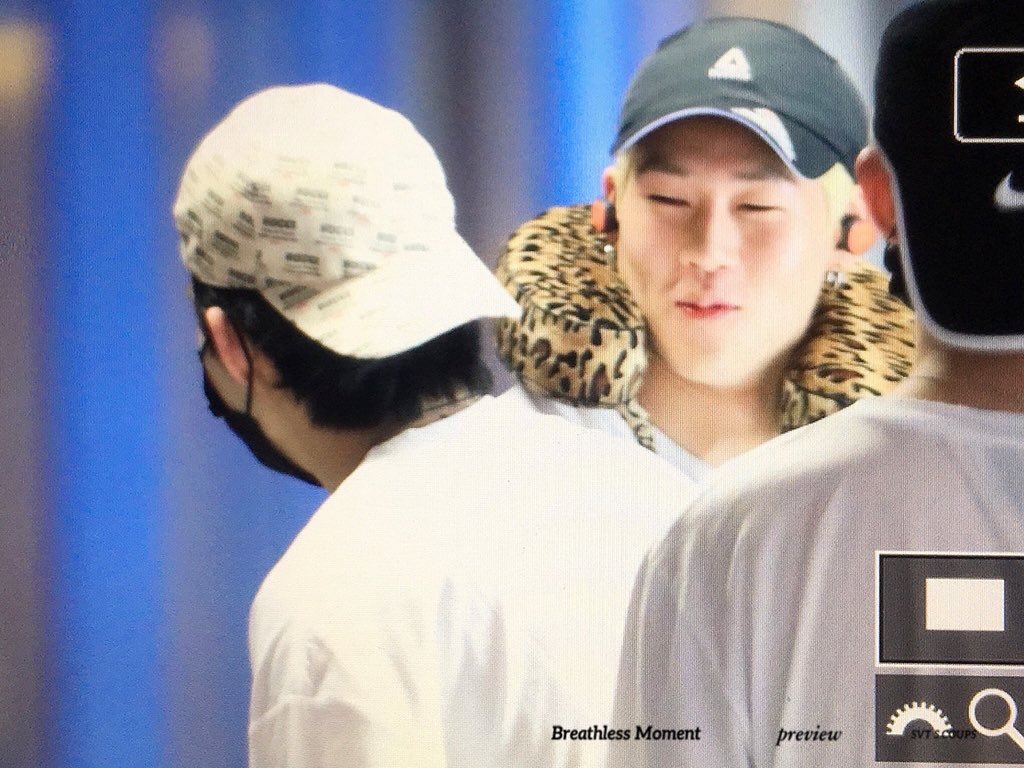 this is too cute omg svt and mx ended up meeting each other at the airport ,,, monteen uwu 😭