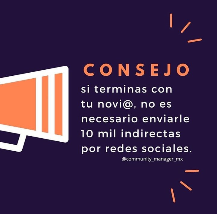 ComManagerMx's tweet image. Te regalo un consejo para tus #RedesSociales 

#MarketingDigital #CommunityManager