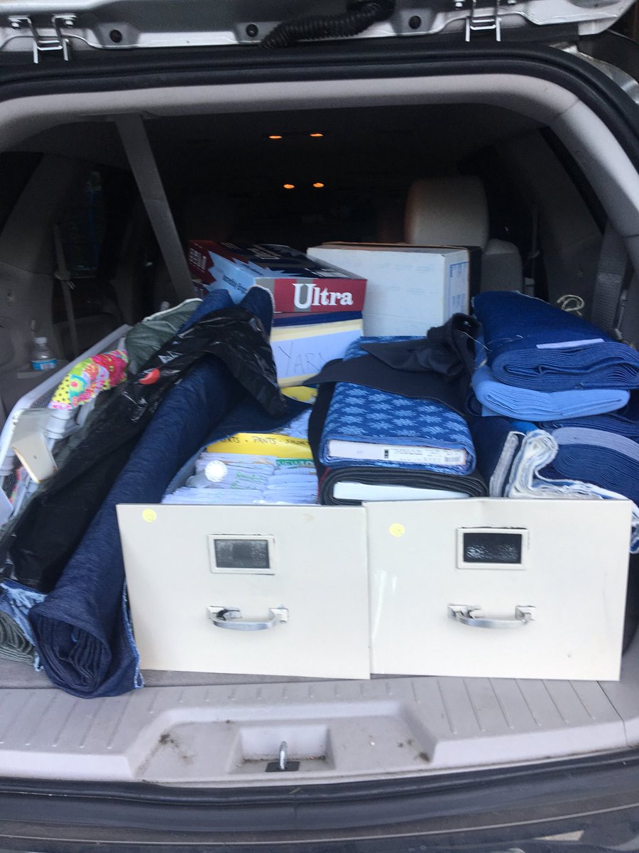 mrs_eschman's tweet photo. Fabric and more donated to our fashion program !#studio118 thank you #sewingconcepts !
@IndustryCareers @PrairieRidgeHS @SKochPR https://t.co/Jh4sYoKfmx