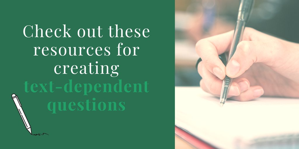 learnwithSAP's tweet photo. Plan to discuss strategies for designing text-dependent questions during your PLC discussion this year! Find the resources you'll need here: https://t.co/xi01ERS31t #engchat #elachat #writingtips https://t.co/YFmWQ0ULY5