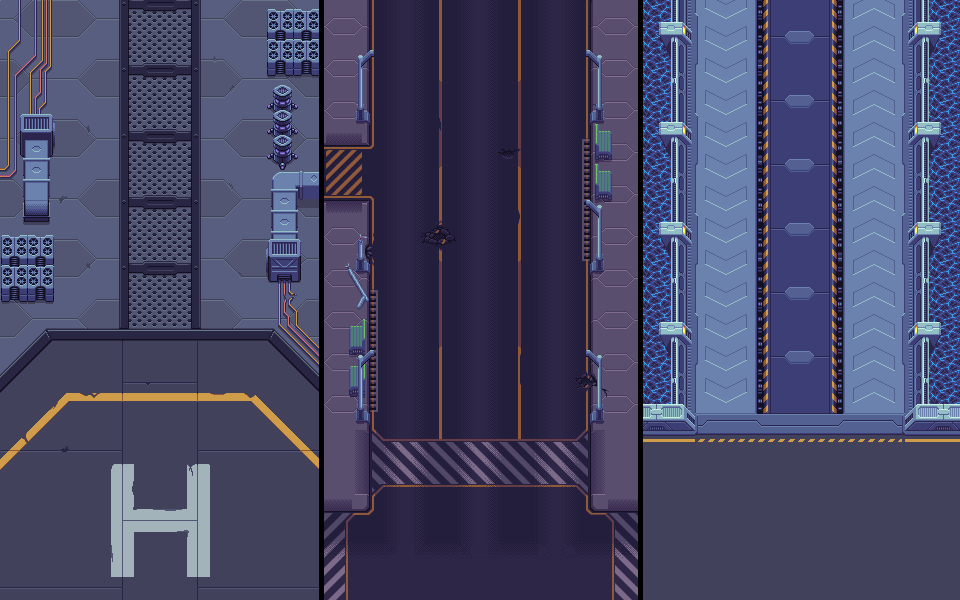 juandroide7's tweet photo. I always feel a bit lazy doing backgrounds, but I'm trying to get them done not-so-late on development . Here are three for Robotriad's first levels 🤖 @MoltenCoreUY 
#pixelart #gamedev #indiedev https://t.co/gmoQFMBPwa