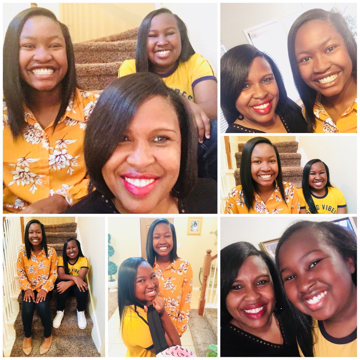 evadcoleman's tweet photo. The #Senior and the #SixthGrader. #ByGodsGrace #DadIsSmiling #TheWidowFiles #FirstDayOfSchool 2018 https://t.co/qB1Fp1M8EQ