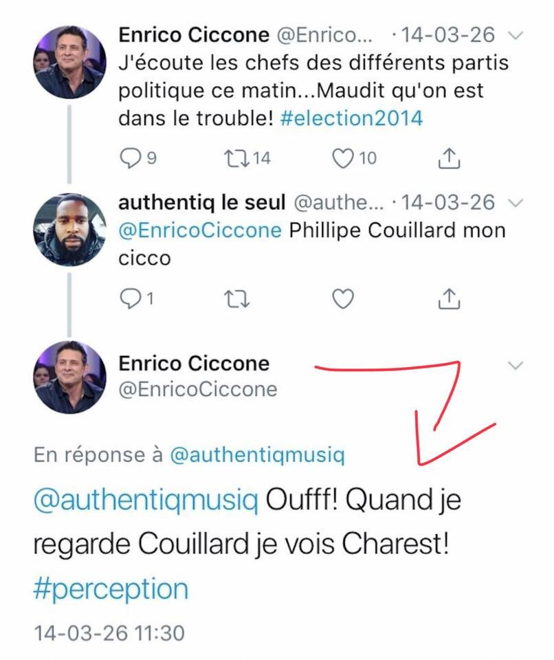 PatDumaisQc's tweet photo. Oops @LiberalQuebec, on dirait que votre nouveau candidat n’apprécie pas particulièrement le chef! 😂😂 #Byebyeplq #PolQC https://t.co/FUvwv05cN4