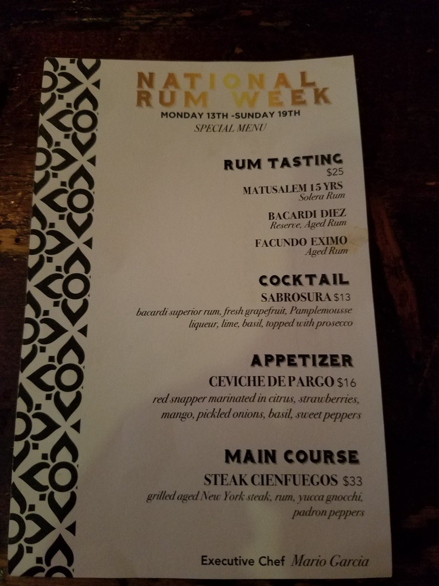 michele_ogle's tweet photo. When you get to the Cuban spot near your job and realize its #NationalRumDay 😍 https://t.co/O58dZcGLcA