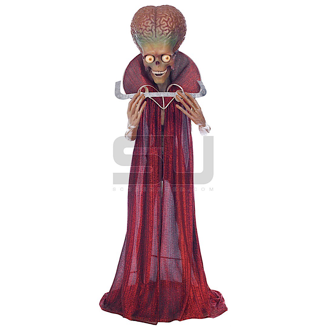 screenused's tweet image. Akk! Akk! We Come in Peace! Here is another cool piece in our current auction from the film "Mars Attacks!". He is life-sized, and very detailed. Bidding is open now. Auction ends Aug 25th. bid.screenused.com/Mars-Attacks-A…