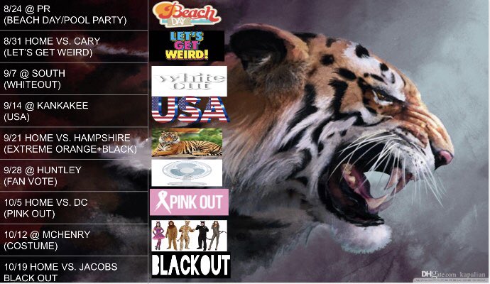 HERE ARE YOUR 2018 FOOTBALL THEMES!!! ESKETIT #CLCISSICK 🏈