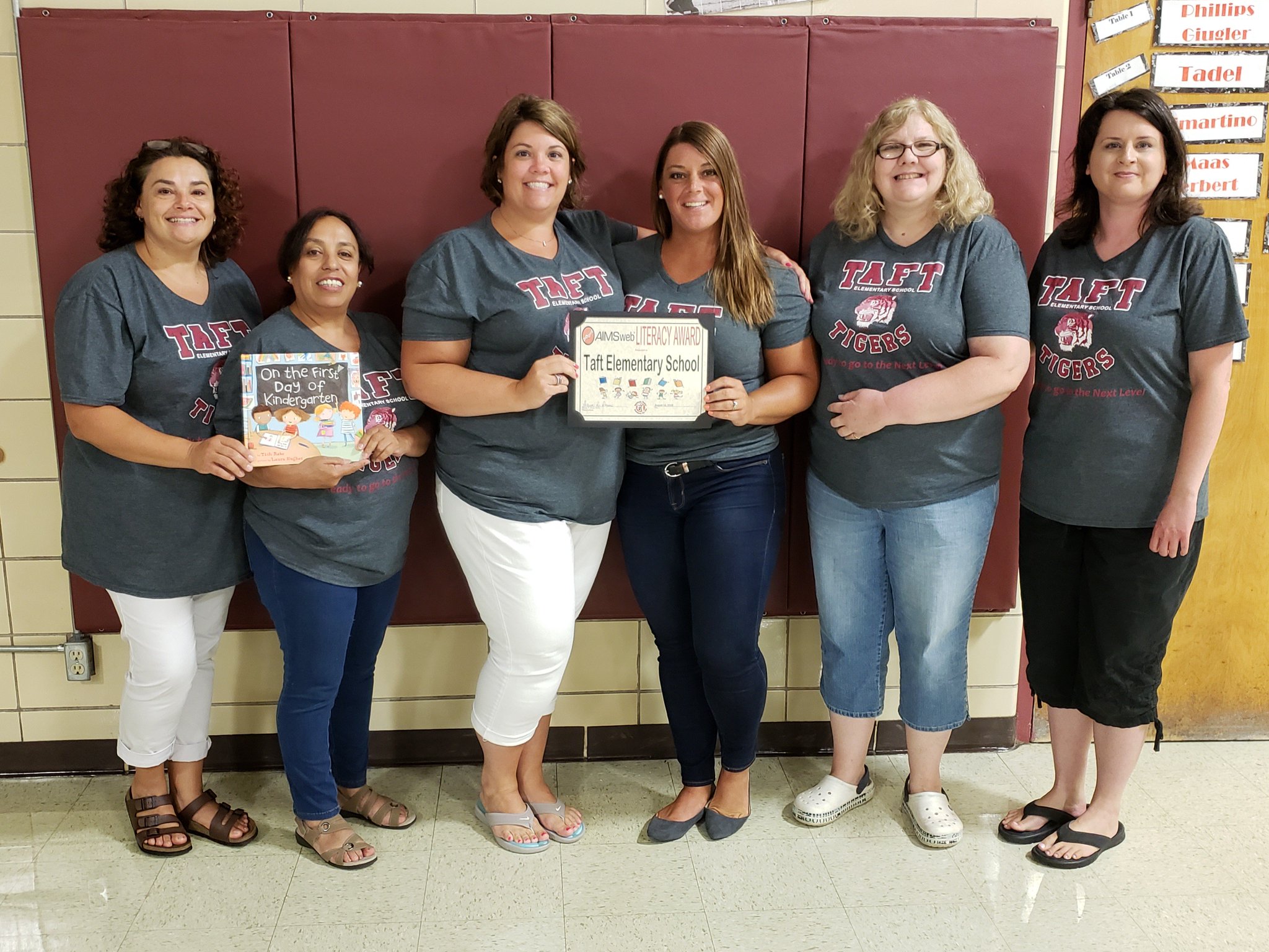 Taft Elementary on Twitter "Our amazing kindergarten staff was awarded