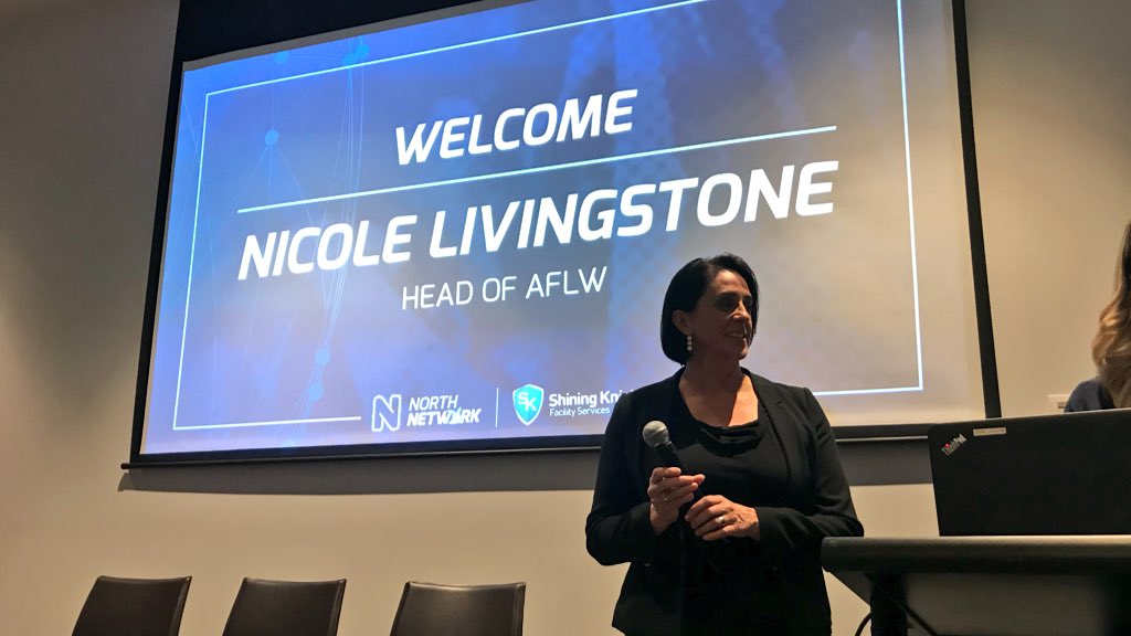 laurakane__'s tweet photo. Great morning at our @NMFCOfficial #NorthNetwork event hearing from @NicLiv, Kylie Rogers, @SharelleMcMahon and our very own @NorthAFLW player, Kate Gillespie-Jones 💪🏼👩🏻🔬 Thanks for hosting @lululemonAUSNZ! #WomenInBusiness #BeAShinboner https://t.co/YgcnyfQ9jR