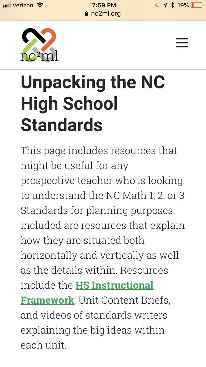 Calling all OCS Math 1, Math 2 and Math 3 teachers...Go check out NC2ML’s website for the HS instructional frameworks! nc2ml.org/high-school-te…       @ncmathcollab @OnslowSchools #conceptualunderstanding