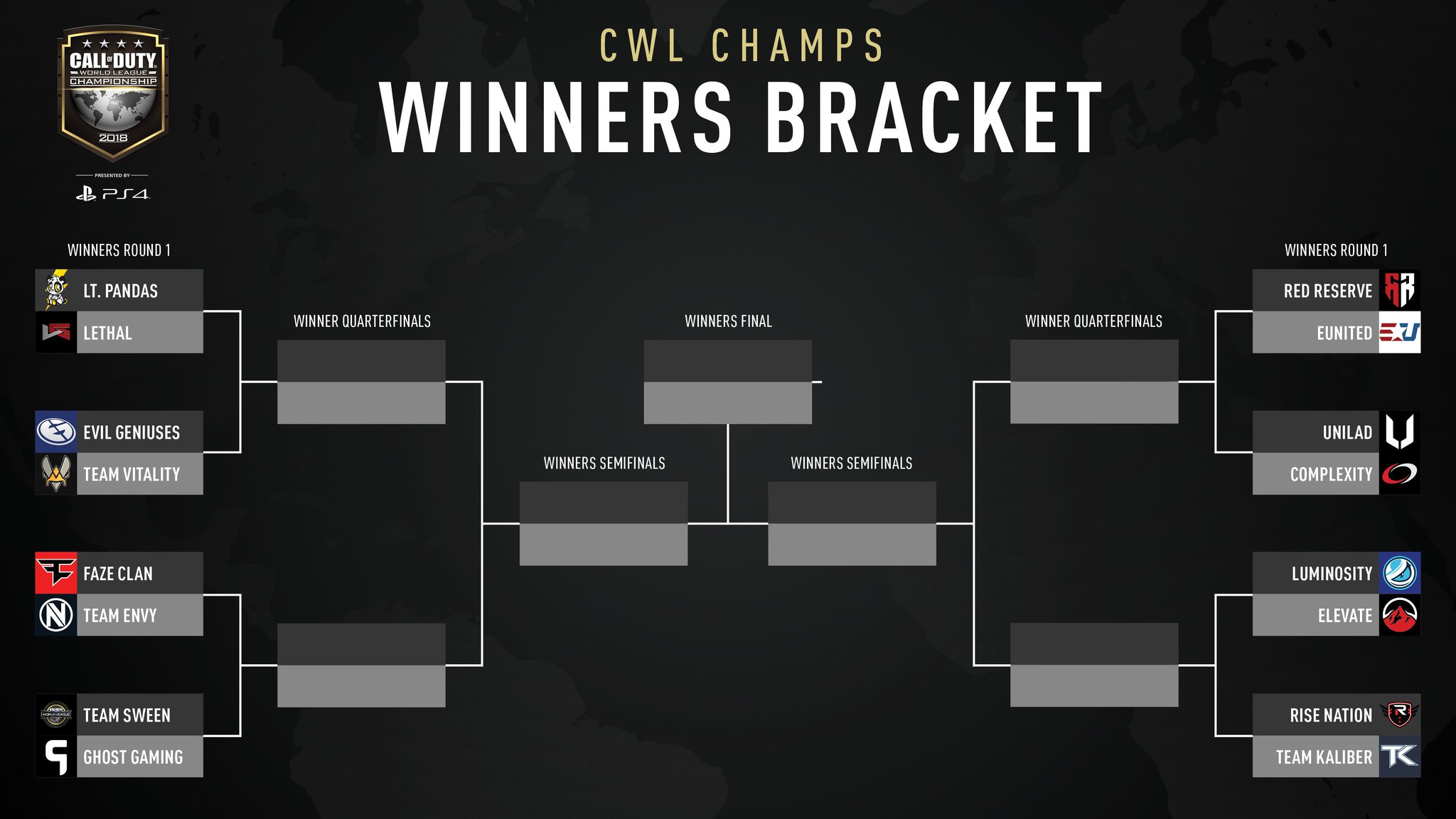 Call of Duty esports on Twitter: "Presenting the 16-team ...