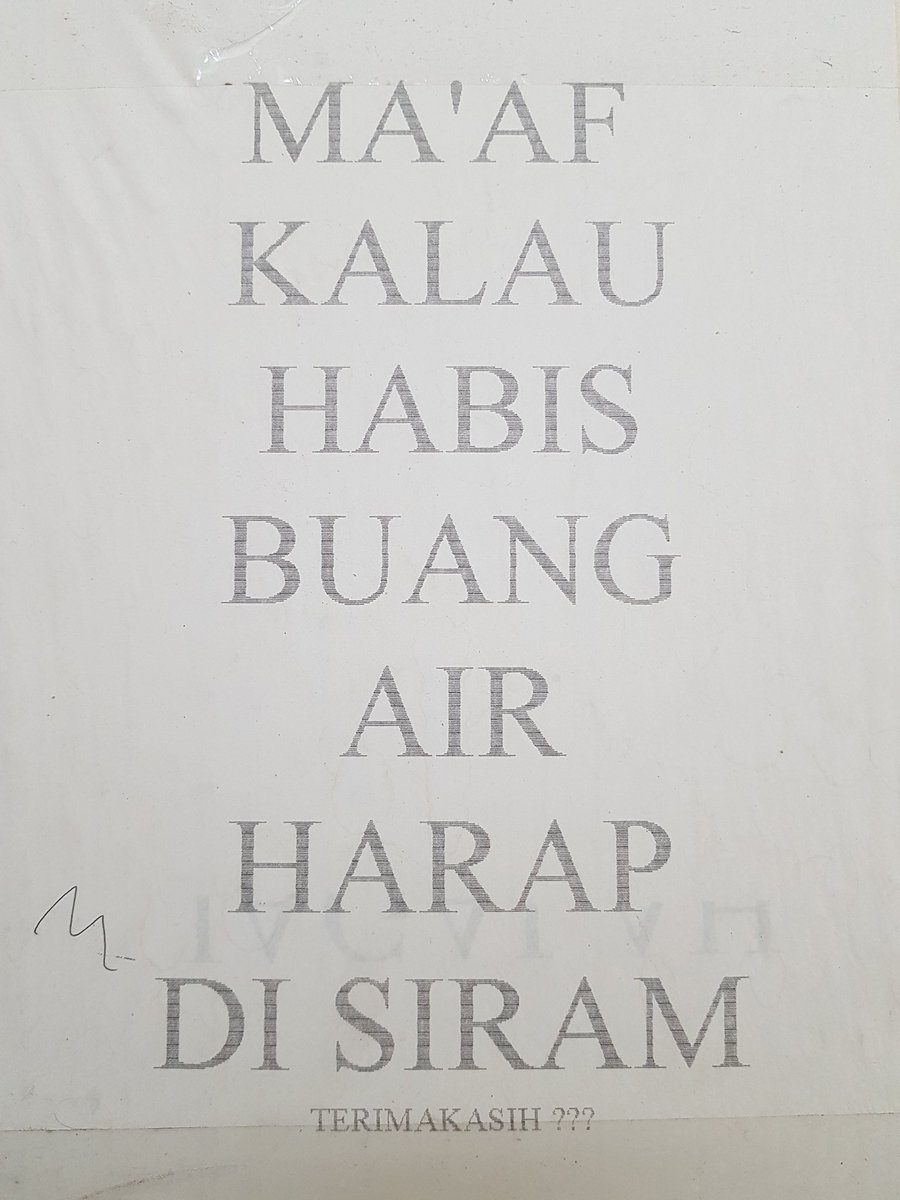 Kesopanan yang penuh keraguan ???