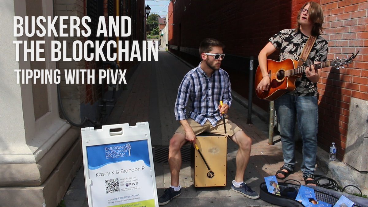 PIVX_kr's tweet photo. #피펙스 와 @cityofbarrie (캐나다 배리시)의 버스킹 지원 프로그램은 #pivx 가 얼마나 실생활에 적합한 암호화폐인가를 보여줍니다. 소액결제, 낮은수수료, 빠른 전송... 모두가 만족하는 새로운 팁 문화를 만들어가고 있습니다. 

Watch -> https://t.co/khSelwJJhl…

@_pivx $PIVX #Crypto https://t.co/tK8yBNrCfh