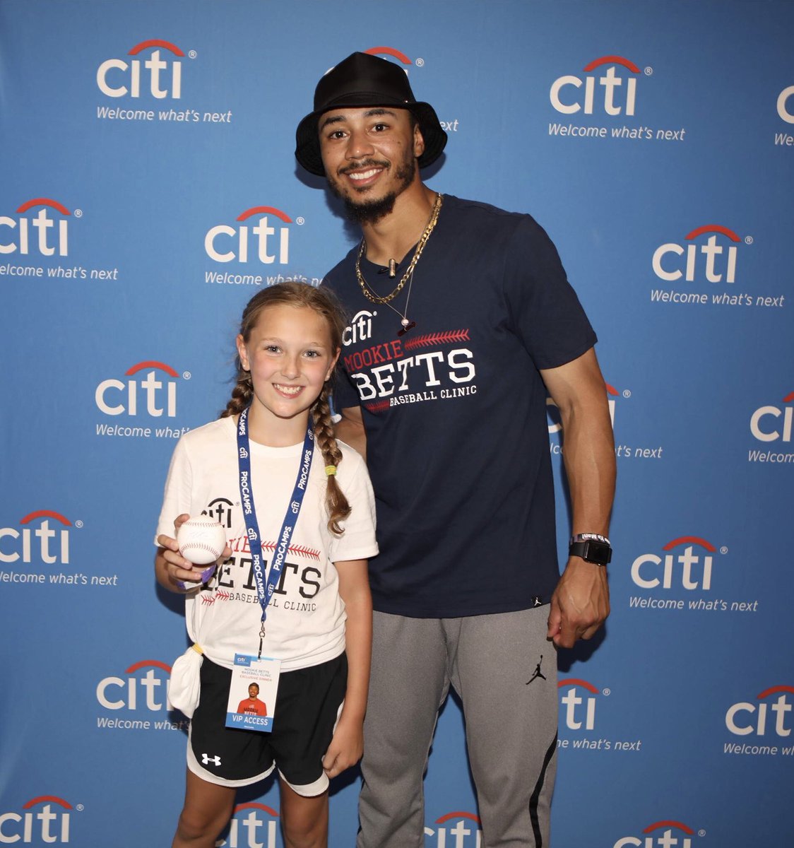 And a special thanks to @CitiPrivatePass for supporting my Baseball Clinic! #CloserToPro