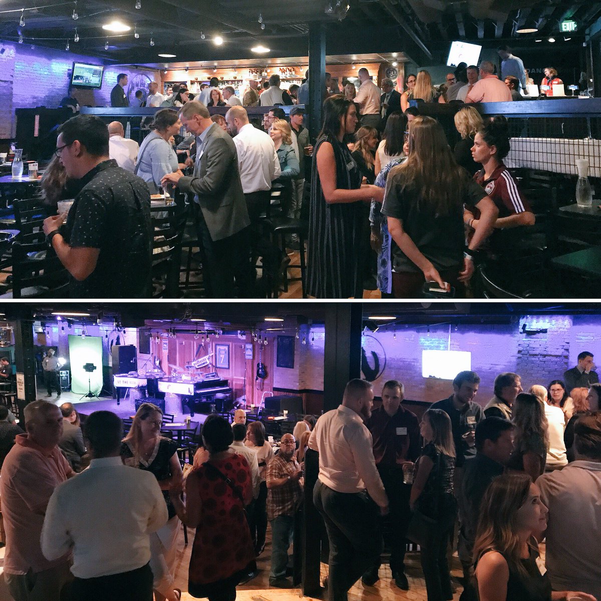 DenChamber's tweet photo. Lots of connections being made on two floors at #net90 thanks to @hatmdenver @Hotel_Engine https://t.co/8PRoj5NiQ2