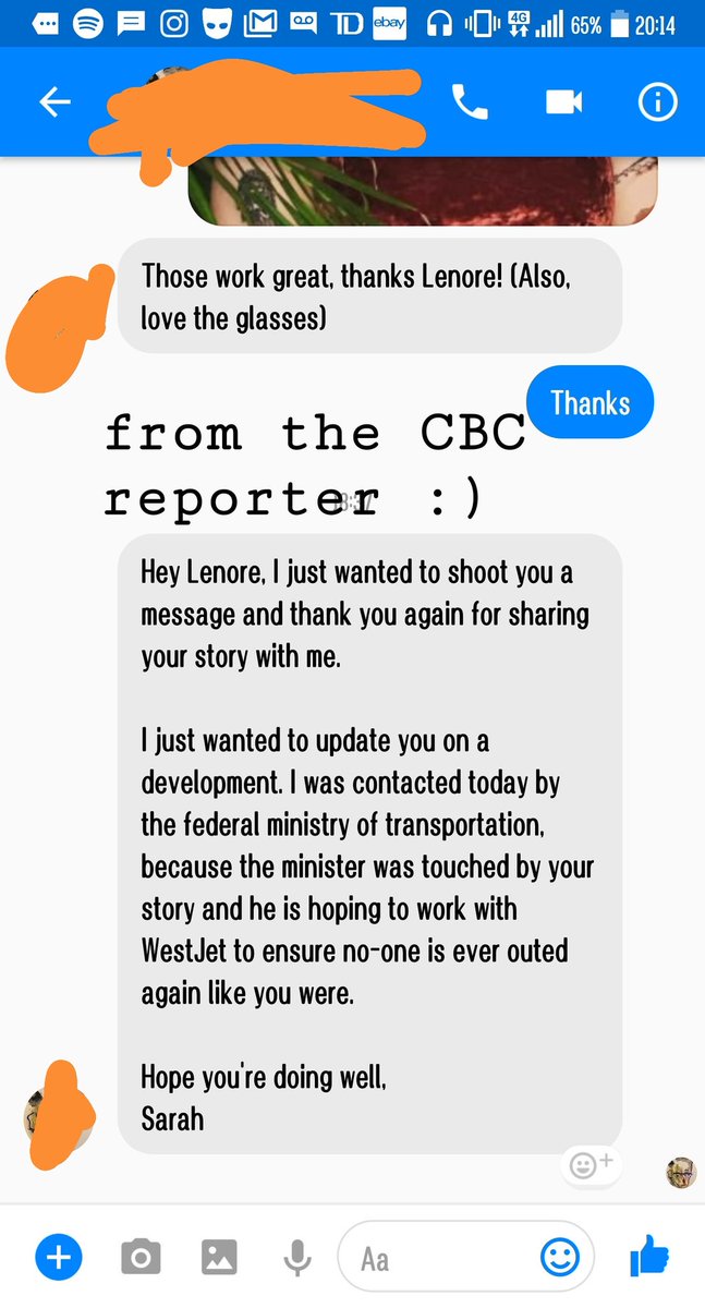 lenorecore's tweet image. So glad something good came out of this media circus! Thank you to @alexmcclelland for all your help and pep talks ❤#westjet #TRANSportation