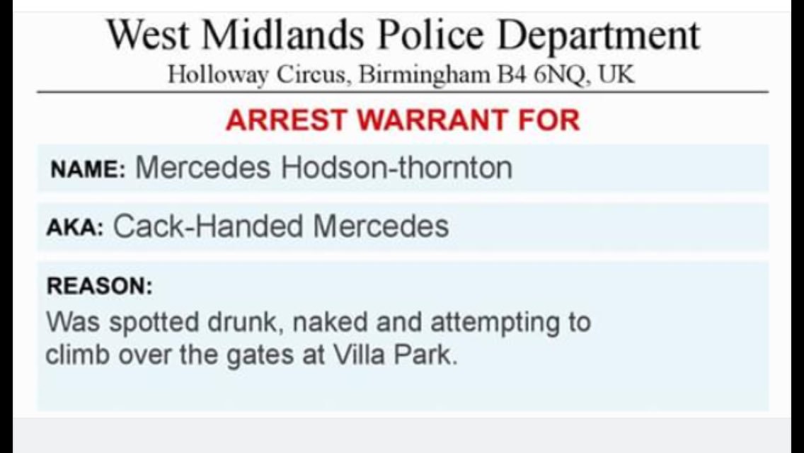 mercede72928186's tweet image. Lol #SoundsLegit 😂 @WMPolice  @LowHillWMP  @JackHadleyWMP  😂