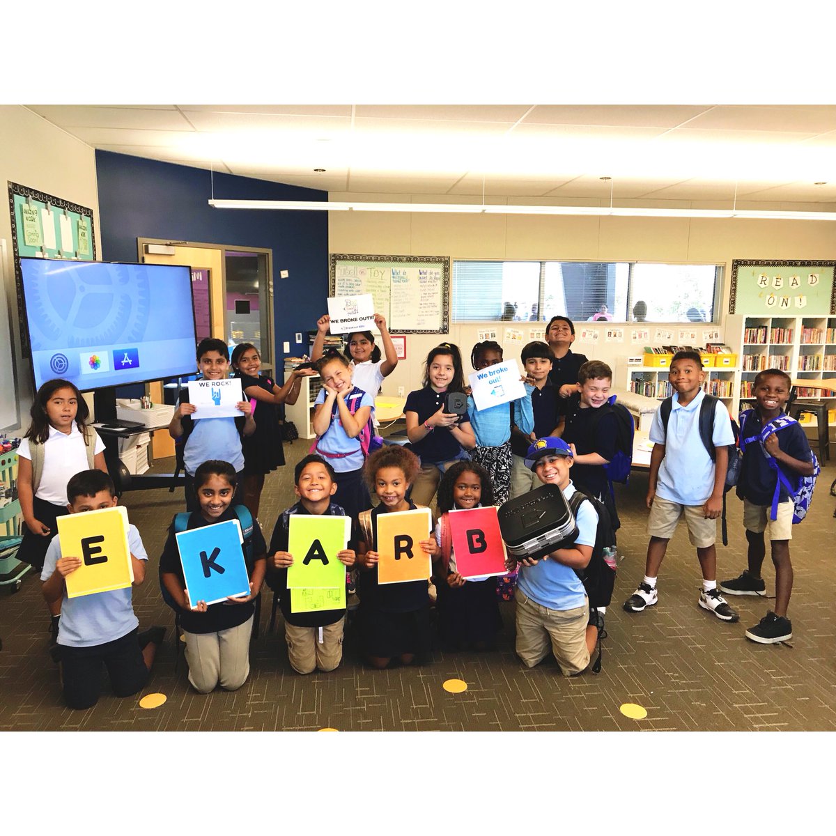 MichelleLinHo's tweet image. Guess what? WE BROKE OUT! #WCSperseverance #breakoutedu