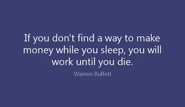 TebogoDitshego's tweet photo. "If you don't find a way to make money while you sleep, you will work until you die." Warren Buffett https://t.co/EOk7uOyP5o