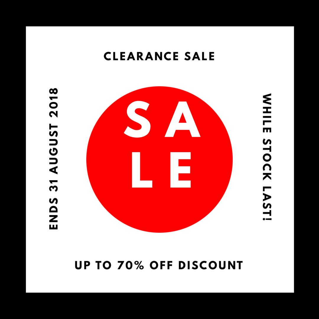 Shop_FamilyTree's tweet photo. LAST CHANCE to take advantage of amazing discounts on ALL our merchandise! WE’RE ALMOST SOLD OUT! HURRY TO OUR STORE BEFORE 31 AUG 2018!
#clearancesale #shopnow #casspernyovestmerchandise #familytreestore #workshopnewtown https://t.co/SVOuCXwsd3