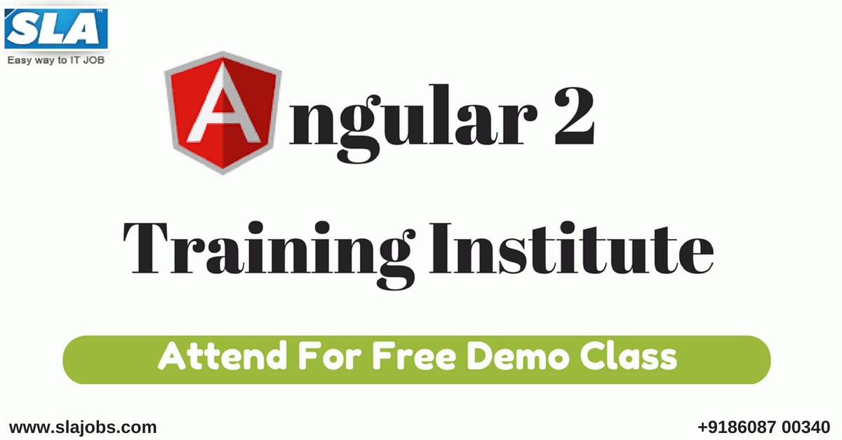 slajobschennai's tweet image. Do you wish to start Your Career with a Front-end development? SLA offers best Angular Js Training in Chennai to learn from the expert.
Register for your free demo class - goo.gl/Pc3mzw
Call: +91 86087 00340
#angularjs #angularjstraining #angularjscourse #chennai