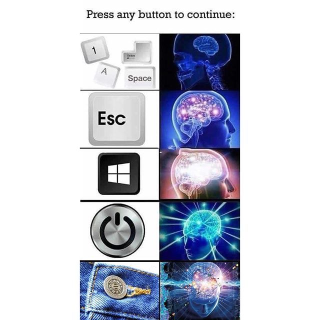 Meme Center on X: Will you press this button?  / X
