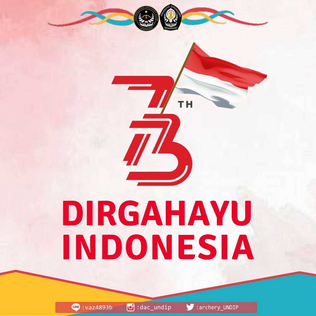 [DIRGAHAYU REPUBLIK INDONESIA]

Menang bukan berarti berhasil menduduki sebuah kursi kekuasaan &amp; menumbangkan banyak lawan. Menang adalah ketika kita bisa merangkul segala perbedaan, membangkitkan kembali semangat juang serta bisa melakukan perubahan.

Dirgahayu NKRI ke-73 tahun