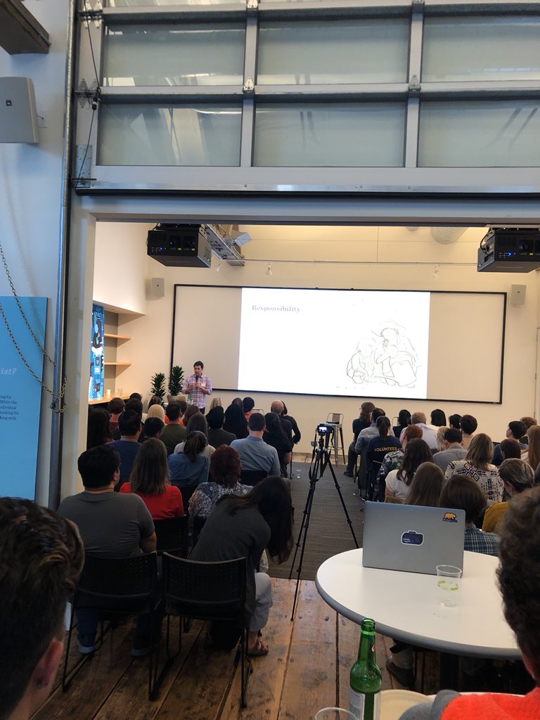 jdvogt's tweet image. Here @ideo with lots of great folks talking about AI and ethics via #mlux