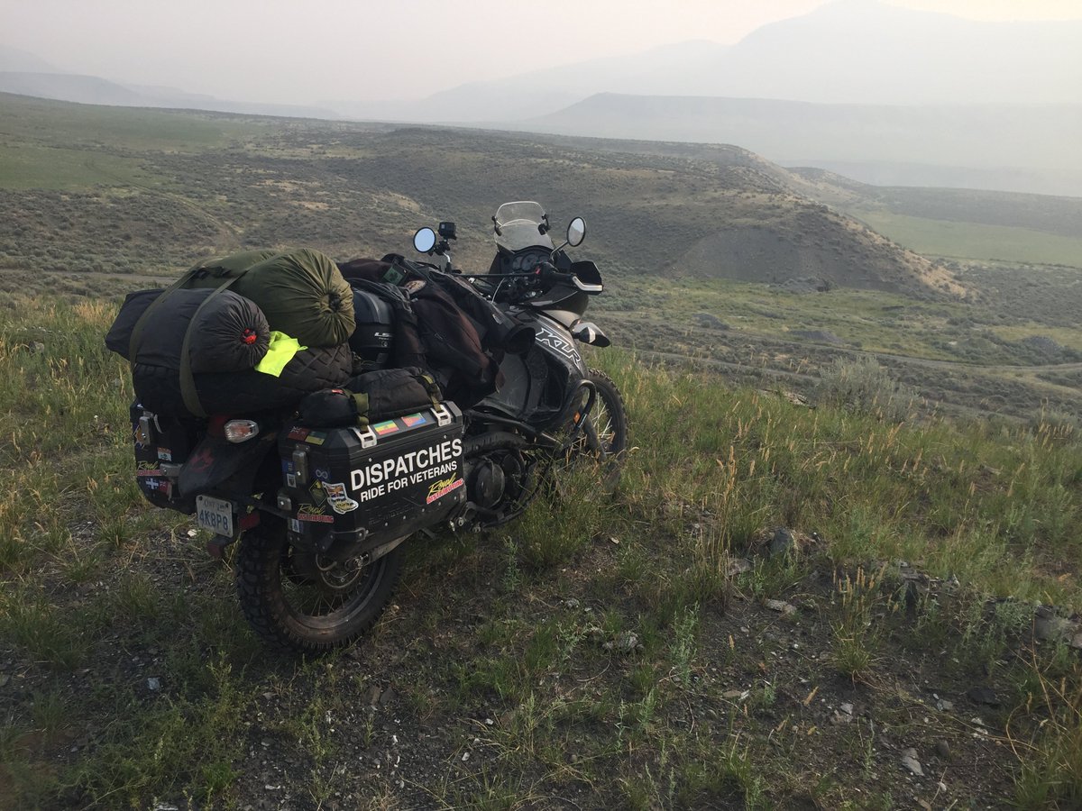 DispatchesAdv's tweet photo. Amazing ride through the Fraser Canyon today! Even managed to get some time off-road and on the pegs!
#Dispatches2018 #Veteran #CanadianArmedForces #RoyalDistributing #FraserRiver #BritishColumbia #KLR #KLR650 https://t.co/BEy0bpI3iU
