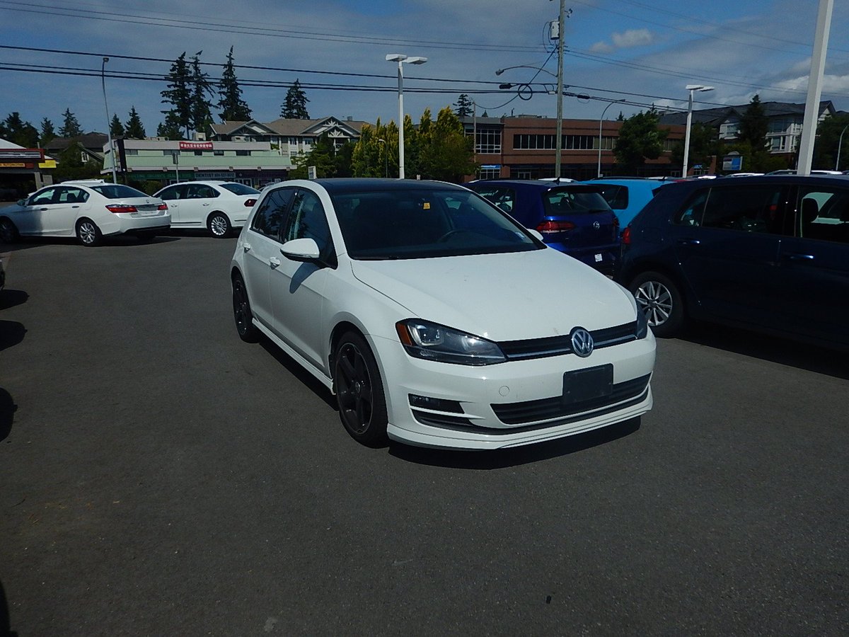 We have a Unicorn- Rare Vehicle. Diesel. 2015 VW Golf TDI Highline w/Multi-Media package + VW body kit and rims. Only 31,000kms.
Come by and see Rob Smith or text/call him at 778-240-4278