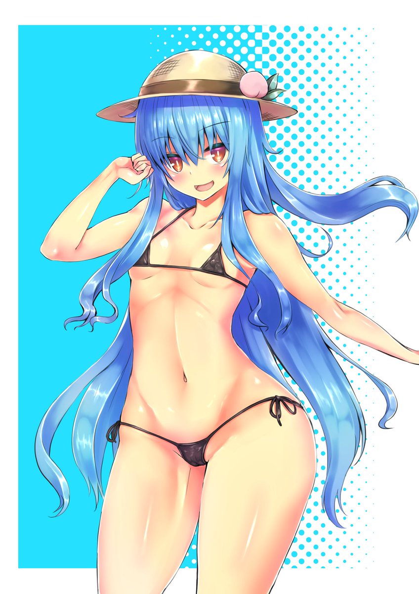 pixivに投稿しました 水着天子ちゃん #pixiv  https://t.co/mHcUTiAbWK

暑中見舞いを兼ねてMB天子ちゃん 