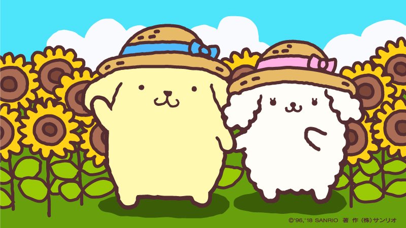 ポムポムプリン カフェ 麦わら帽子 ポムポムプリン【公式】 в X: „マカロンちゃんとおそろいの