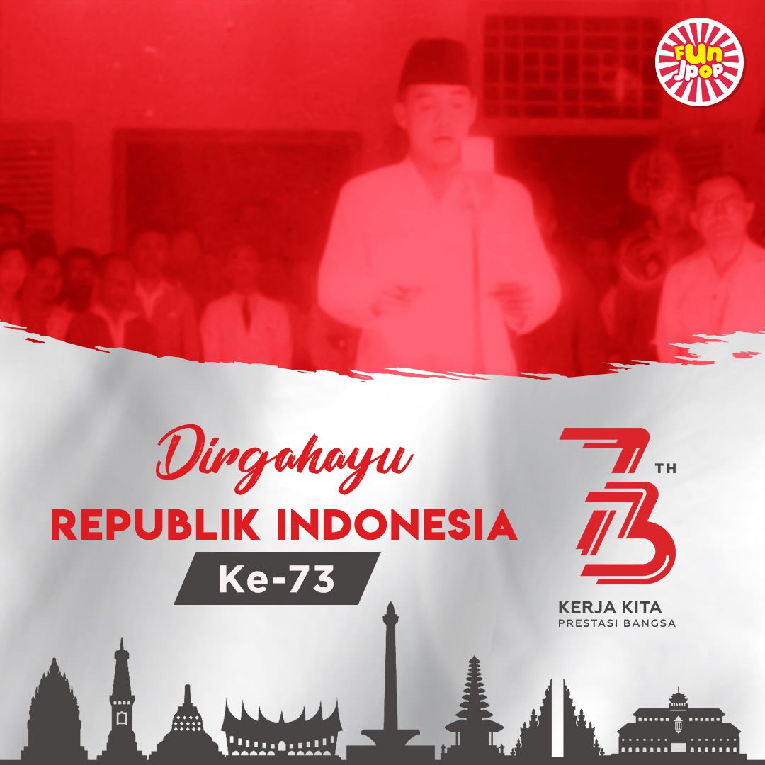 Selamat HUT ke-73 Kemerdekaan Indonesia. Sekali merdeka, tetap merdeka!
.
Hal apa yang kalian biasa lakukan untuk meramaikan hari kemerdekaan? Share yuk!