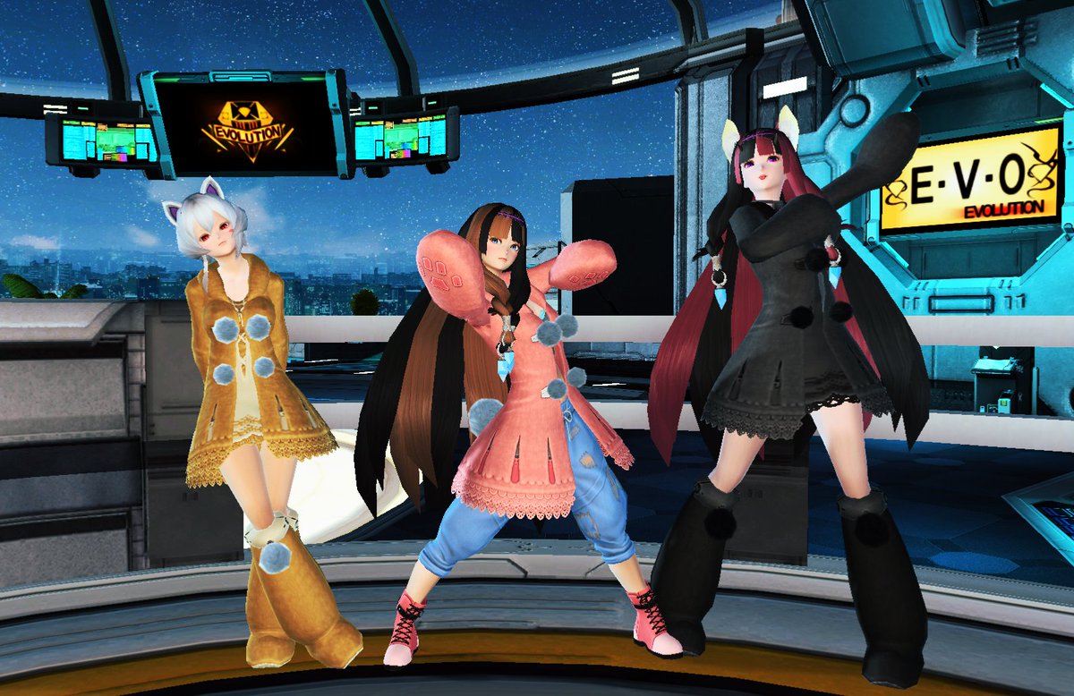 nakoPSO2's tweet image. この前のSSです～
みんな可愛いしかっこいい･･･(∩ˊ꒳​ˋ∩)