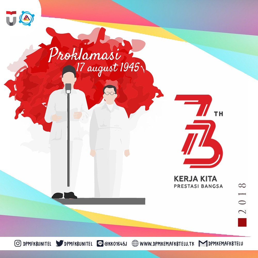 [ DIRGAHAYU INDONESIA ]

Dirgahayu Republik Indonesia! 🇲🇨

#DPMFKB
#DPMHADIRUNTUKMAHASISWA

instagram.com/p/BmkIEfyBPEO/…