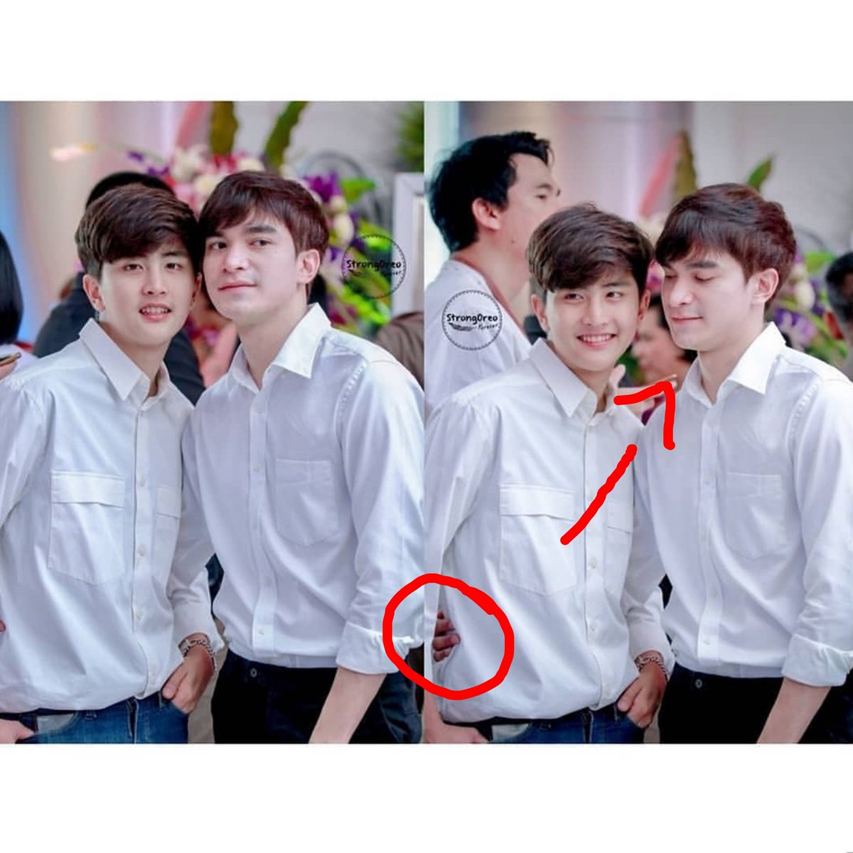 HubbyKrist0062's tweet photo. 😂What are looking at P'Tong your hands always holding Nong Oreo Don't worry he always yours he never be apart from you  Su su na

Cr. StrongOreo
#WhatTheDuckTheSeries #oatpop #oat #strongttg #pop #oreops #oreopop #Couple #Boyslove #StrongOreo
#Strong #Oreo #StrongForOreo https://t.co/oiITIAC0fE
