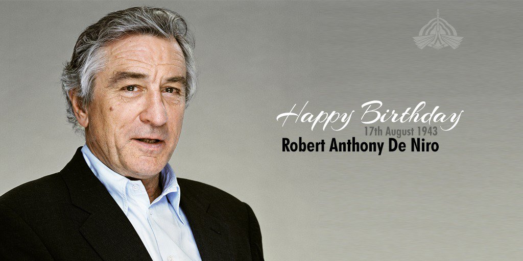 Happy Birthday Robert De Niro. 