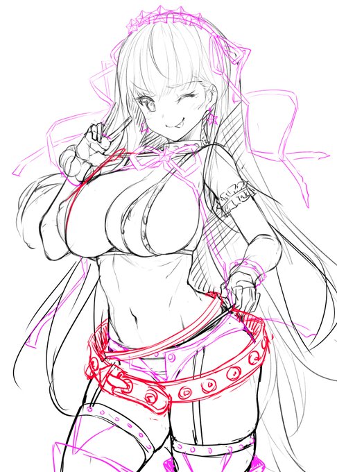 とりあえずラフを 